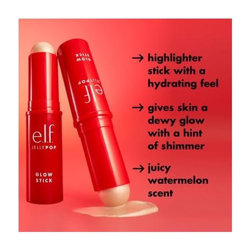 e.l.f. Jelly Pop Glow Stick, 0.28 Fl Oz (Pack of 1), Golden Shimmer