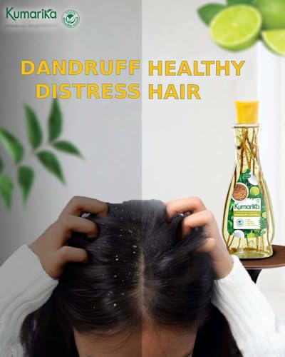 Kumarika Nourishing Hair Oil with Dandruff Control - 7 oz Natural Scalp Treatment