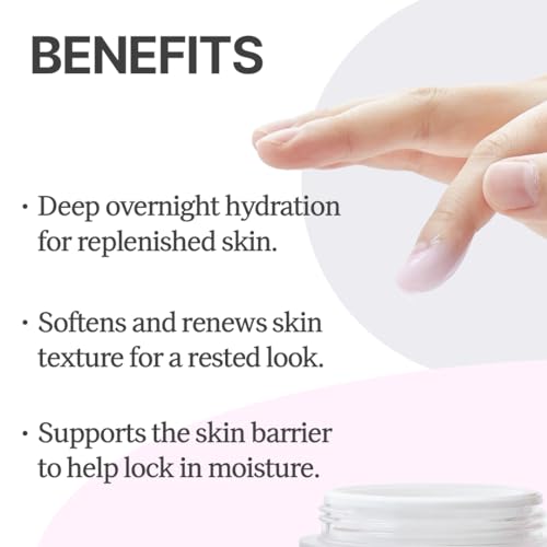 Gentle Peach Blossom Overnight Mask l Vitamin C, Rejuvenating, Hydrating l Product of Korea - 1.69 fl. Oz