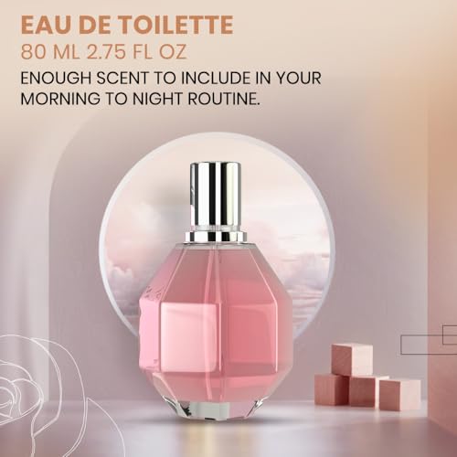 Women's Floral Perfume with Bergamot, Jasmine & Vanilla - 3.4 oz