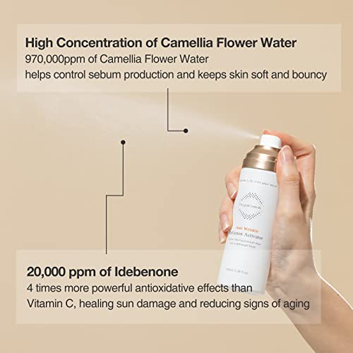 OxygenCeuticals ReGenon Activator ? Antioxidant Ampoule Mist with Camellia Flower Water, Oat Seed Extract, Lecithin & Oxygen, Hydrating & Brightening Toner Mist. 3.38 fl.oz (100ml)