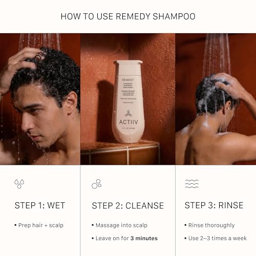 ACTIIV Dandruff Relief Shampoo 7 Fl Oz – Moisturizes & Nourishes Scalp & Hair