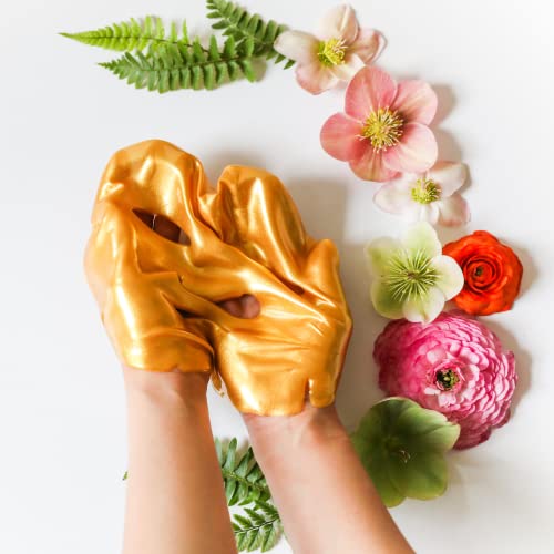 Hydrogel Facial Masks with 24K Gold Collagen Vitamin C - Anti-Aging Skin Care
