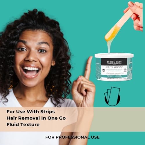 Organic Soft Strip Wax for Hair Removal - 14.11oz, Sensitive Skin Safe