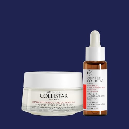 Collistar Vitamin C & Alpha Arbutin Face Serum for Brightening & Anti-Aging, Sensitive Skin, 30ml
