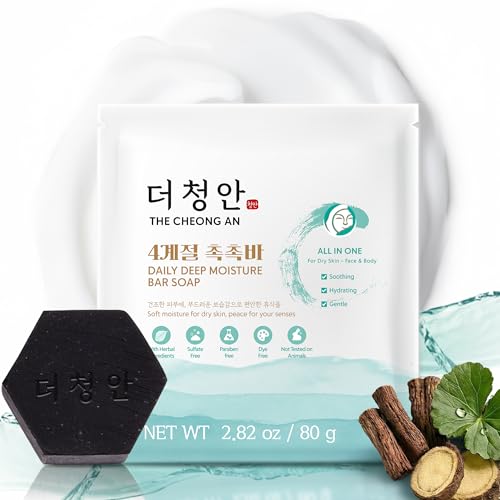 Deep Moisturizing Korean Bar for Dry Itchy Skin 80g - Soothes & Hydrates
