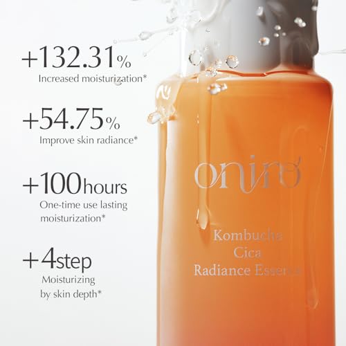 Oniro Kombucha CICA Radiance Essence Facial Toners | Skin Radiance, CICA, Carnosine, Xylitol | The Essence moisturizes and soothes The Skin | Korean Skin Care | 5.07 fl oz