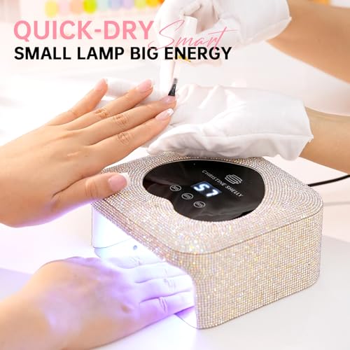 CHRISTINE SHELLY UV Gel Nail Lamp B-ab Diamond 48W Compact Plug-in Mini