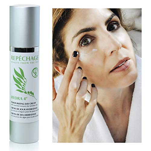 Repechage Hydra 4 Daily Moisturizer Face Cream for Dry or Sensitive Skin ? Light Facial Moisturizer with Retinol, Lactic & Hyaluronic Acid, Vit. E & C ? Soothes, Hydrates, Protects (50 mL / 1.7 fl oz)