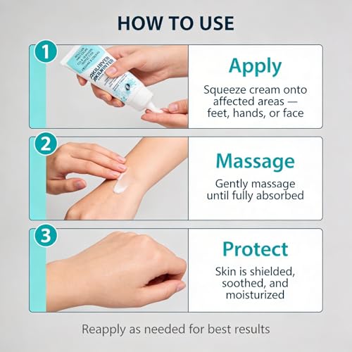 Multi-Purpose Face & Hand Moisturizer for Dry Skin - Chilblains & Cracks Prevention