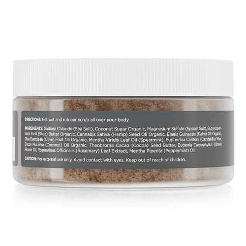 Pure for Men Exfoliating Body & Bum Scrub with Rosemary & Mint - 8 oz