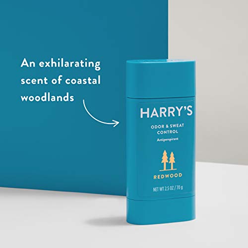 Harry's Antiperspirant Deodorant for Men - Redwood 2.5 oz Pack of 3 - Sensitive Skin