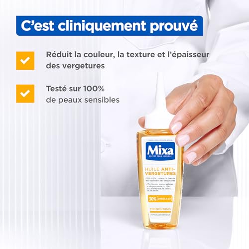 Anti-Stretch Mark Body Oil 100ml - Reduces Visible Color & Texture