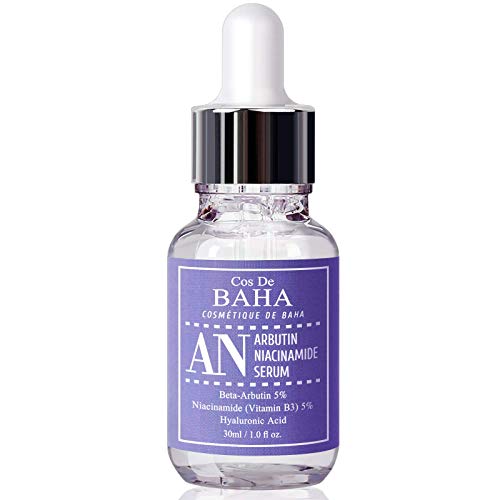 Arbutin 5% Serum for Face with Niacinamide 5% - Treating Pigmentations, Melasma, Dark Spot Corrector, Prevent Skin Discolouration, 1 Fl Oz (30ml) (Pack of 2)