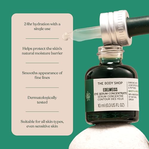 The Body Shop Edelweiss Eye Concentrate ? Smooths Under Eye Area ? Vegan ? 10ml