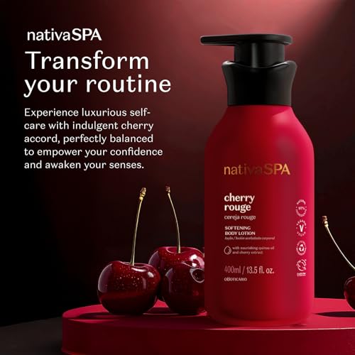 Cherry Rouge Hydrating Body Lotion with Collagen Boost - 13.5 oz
