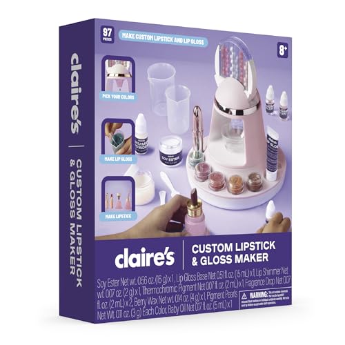 DIY Lipstick & Lip Gloss Making Kit - 97-Piece Creative Makeup Set for Kids & Teens