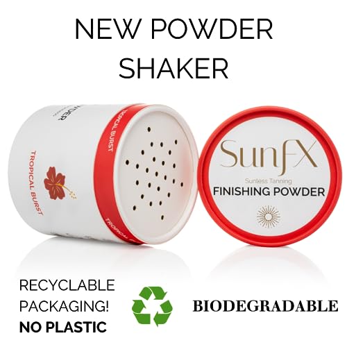 Talc-Free Translucent Tanning Powder with Large Fan Brush - Tropical Burst Finish