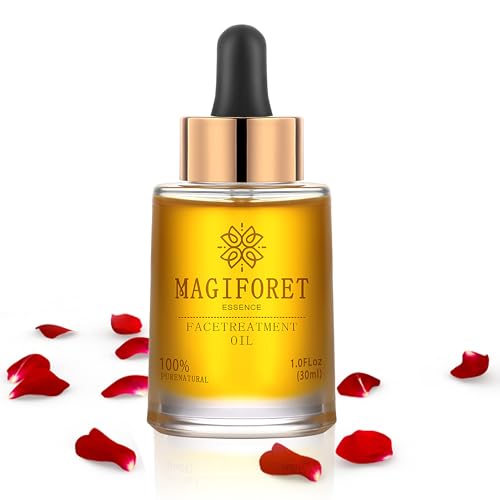 Face Oil with Rose & Natural Oils - Rejuvenating Facial Elixir 30ml