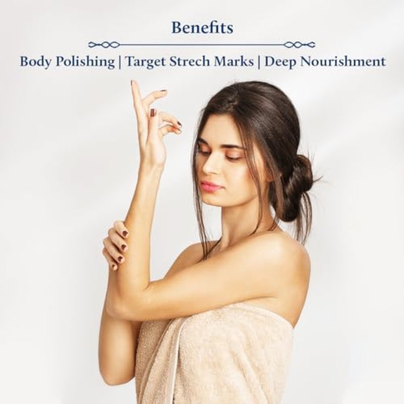 Blue Nectar Kumkumadi Body Oil for Glowing Skin | Moisturizing Oil for Dry Skin with Relaxing Aroma | Plant Based Body Oil for Women & Men (12 Herbs, 3.4 fl oz)