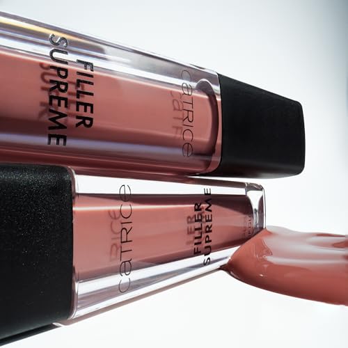 Catrice | Filler Supreme Lip Gloss with Peptides & Hyaluronic Acid | High-Shine, Hydrating Formula with Non-Sticky, Plumping Finish | Vegan & Cruelty Free (050 | Nude, Not Rude)