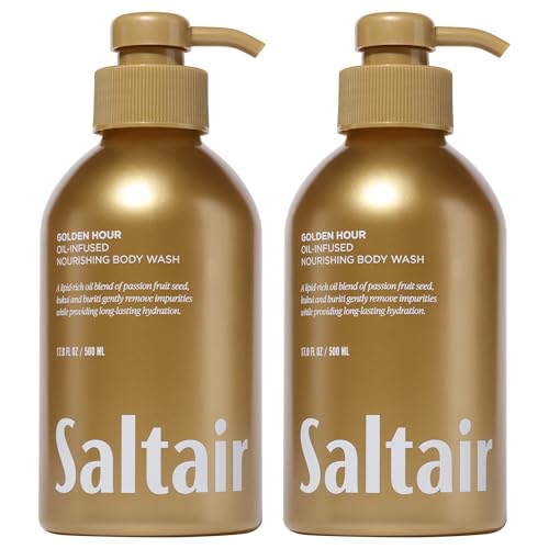 Golden Hour Moisturizing Body Wash 2-Pack - Hydrating Shower Gel for Soft Skin