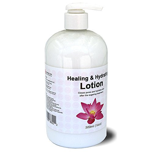 Medium Sugaring Paste for Legs, Arms, Armpits, Back, Legs & Healing Moisturizing Lotion