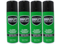 Brut Anti-Perspirant Deodorant Spray 6oz Pack of 4 - 24 Hour Odor Protection
