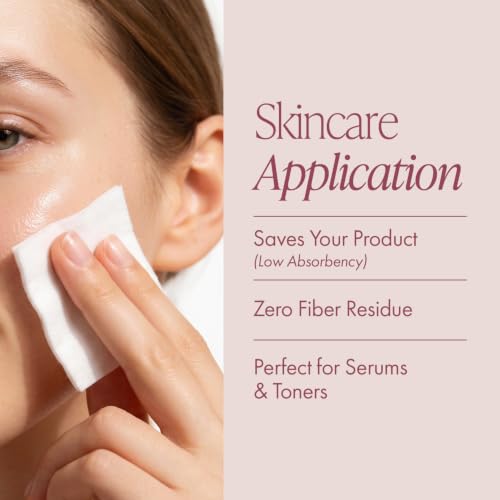 Intrinsics Large White Silken 4x4 Esthetic Wipes 2 Pack (400 Count) - Lash & Makeup Remover Pads