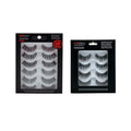 Red Cherry Eyelashes #43 False Eyelashes - Multipacks - 12 Pairs - Full Black - Handcrafted - Cruelty-Free - Vegan