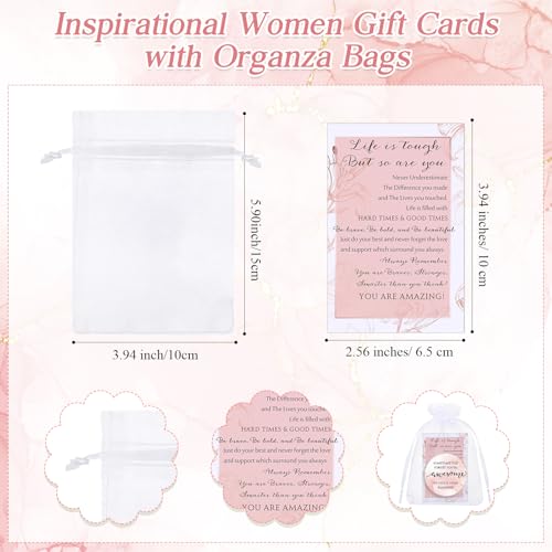 Pink Compact Travel Mirror with Inspirational Quote - Bulk Set for Women