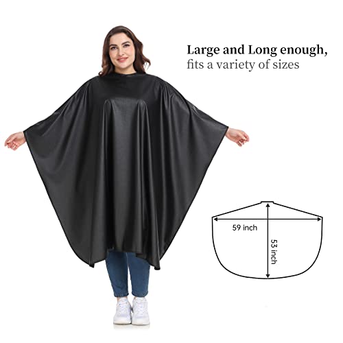 Chemical Hairdressing Capes for Salon Styling & Coloring - Water & Chemical Proof, Snaps, All-Purpose