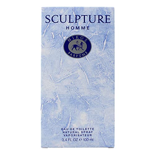 Men's EDT Spray Sculpture by Nikos 3.4 oz Cologne Fragrance for Men