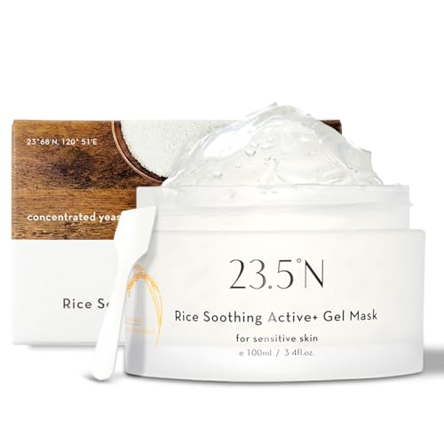Rice Soothing Active+ Gel Mask 3.4 Fl Oz - Brightening & Hydrating Jelly Mask