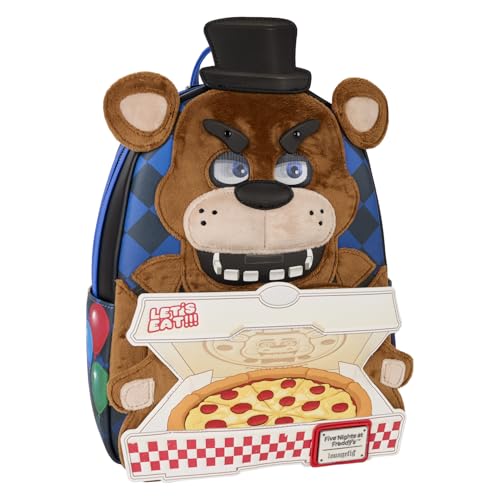 Freddy Fazbear Night Light Plush Backpack – Five Nights at Freddy's Collectible Mini Bag