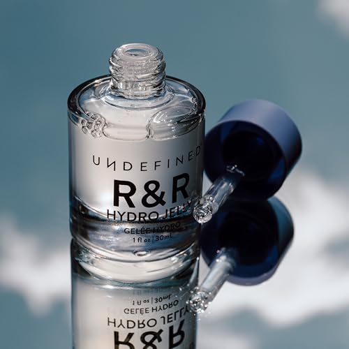 Hydro Jelly Face & Eye Serum with Peptides Hyaluronic Acid Caffeine - Vegan Hydrating Serum