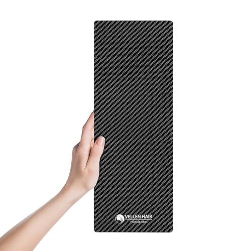 Carbon Fiber Balayage Board - Professional Hair Coloring Tool, 5.1 x 13.8 Inches, Black