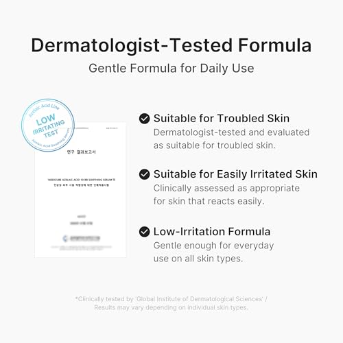 Azelaic Acid Serum 10% for Clear Skin - Soothing, Hydrating, Pack of 2 (1.01 Fl Oz)