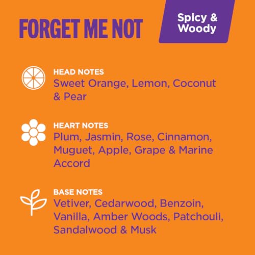 Forget Me Not Pheromone Perfume Oil for Women - Warm Spiced Woody Scent - Roll-On, 0.34 fl oz