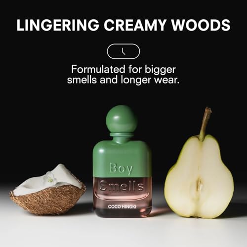 Boy Smells Coco Hinoki Eau de Parfum 0.34 Fl Oz Long Lasting Unisex Fragrance