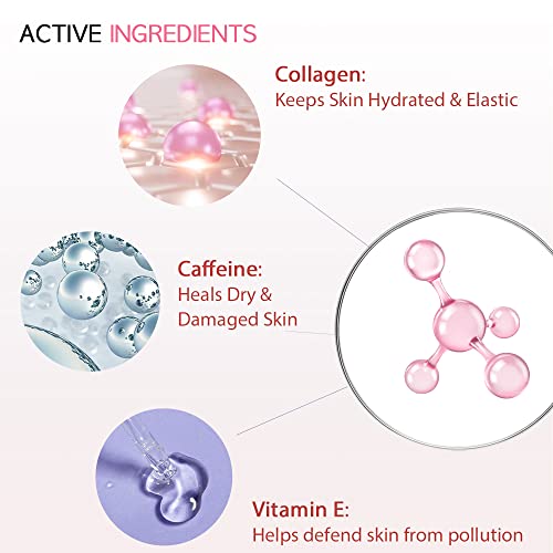 OOTD Intensive Vegan Facial Eye Serum and Cream [5 Pack] Korea All Day Skin Care Solution for Sensitive Skin