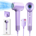 Purple High-Speed Brushless Hair Dryer 110,000 RPM for Fast Drying & Shine