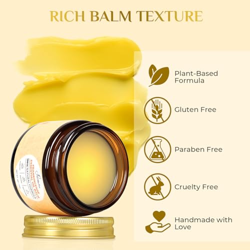 Frankincense Balm 4oz - Soothing Moisturizer with Myrrh & Natural Oils – Pack of 1