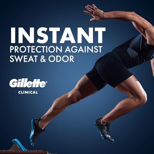 Gillette Clinical Antiperspirant Deodorant Men Cool Wave 1.6oz Pack of 3