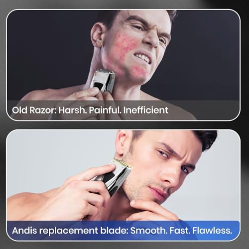 SilverP3 Foil and Blade Replacement Set for Andis Shaver TS-1 TS-2 - Premium Fit