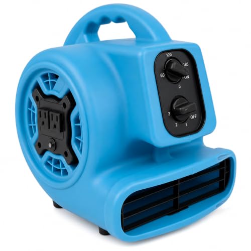 Air Mover 1/4 HP 1000 CFM - Portable Blower Fan for Water Damage Restoration Variation of 1/4HP-1000CFM
