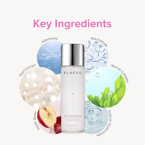 Hydrating Milky Toner with Pearl & Niacinamide - 4.76oz for Brightening & Hydration