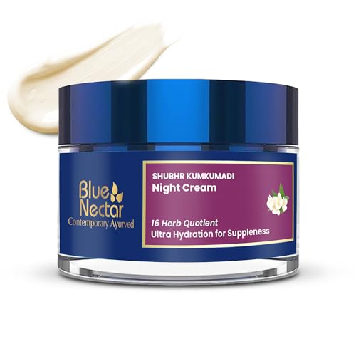 Night Face Moisturizer with Kumkumadi Oil & Herbs for Deep Hydration