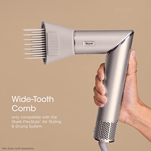 Shark FlexStyle Wide Tooth Comb Attachment - Stone, Hair Styling & Drying Tool