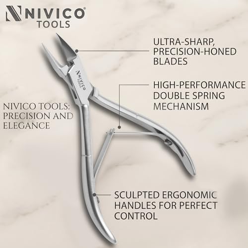Ingrown Toenail Nipper - Surgical Stainless Steel Podiatry Trimmer for Thick Nails